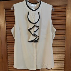 NWT Calvin Klein Ruffle Blouse